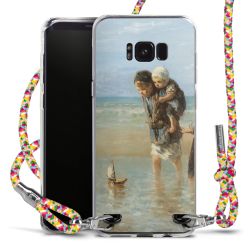 New Carry Case Transparent Stoff colourful/silber