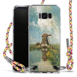 New Carry Case Transparent Stoff colourful/silber