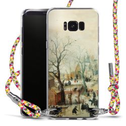 New Carry Case Transparent Stoff colourful/silber