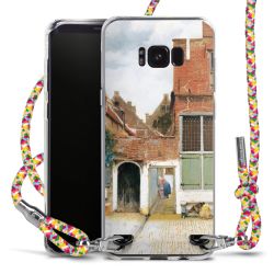 New Carry Case Transparent Stoff colourful/silber