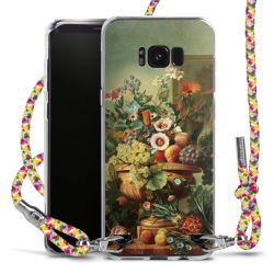 New Carry Case Transparent Stoff colourful/silber