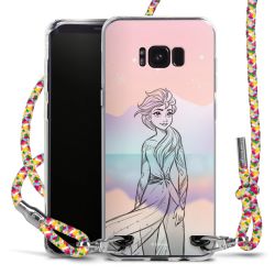 New Carry Case Transparent Stoff colourful/silber