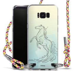 New Carry Case Transparent Stoff colourful/silber