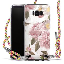 New Carry Case Transparent Stoff colourful/silber