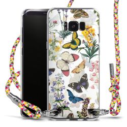 New Carry Case Transparent Stoff colourful/silber