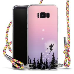 New Carry Case Transparent Stoff colourful/silber