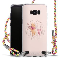 New Carry Case Transparent Stoff colourful/silber