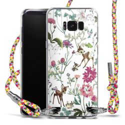 New Carry Case Transparent Stoff colourful/silber