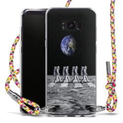 New Carry Case Transparent Stoff colourful/silber