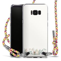 New Carry Case Transparent Stoff colourful/silber