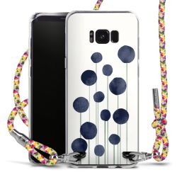 New Carry Case Transparent Stoff colourful/silber