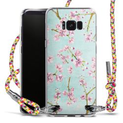 New Carry Case Transparent Stoff colourful/silber