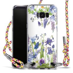 New Carry Case Transparent Stoff colourful/silber