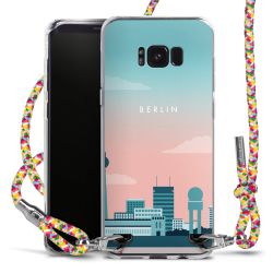 New Carry Case Transparent Stoff colourful/silber