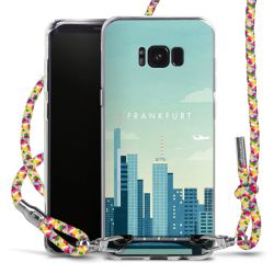 New Carry Case Transparent Stoff colourful/silber