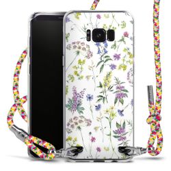 New Carry Case Transparent Stoff colourful/silber