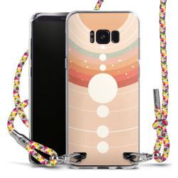 New Carry Case Transparent Stoff colourful/silber