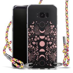 New Carry Case Transparent Stoff colourful/silber