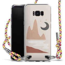 New Carry Case Transparent Stoff colourful/silber