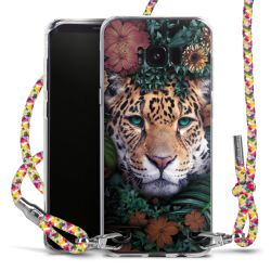 New Carry Case Transparent Stoff colourful/silber