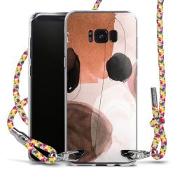 New Carry Case Transparent Stoff colourful/silber