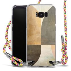 New Carry Case Transparent Stoff colourful/silber