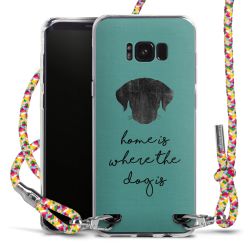 New Carry Case Transparent Stoff colourful/silber