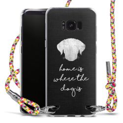 New Carry Case Transparent Stoff colourful/silber