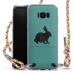 New Carry Case Transparent Stoff colourful/silber