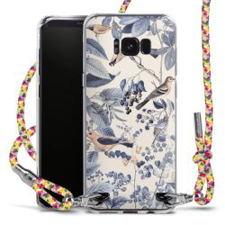 New Carry Case Transparent Stoff colourful/silber