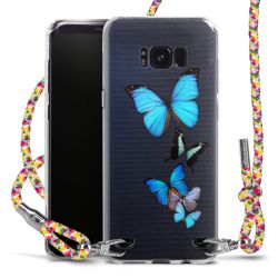 New Carry Case Transparent Stoff colourful/silber