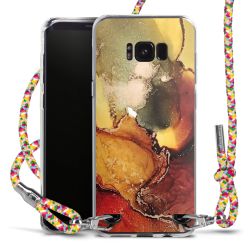 New Carry Case Transparent Stoff colourful/silber