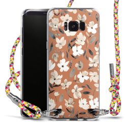 New Carry Case Transparent Stoff colourful/silber