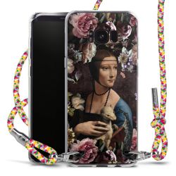 New Carry Case Transparent Stoff colourful/silber