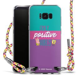 New Carry Case Transparent Stoff colourful/silber