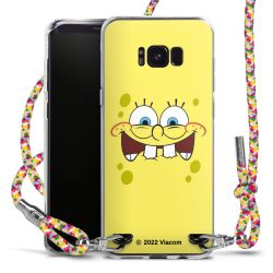 New Carry Case Transparent Stoff colourful/silber