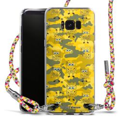 New Carry Case Transparent Stoff colourful/silber