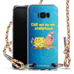 New Carry Case Transparent Stoff colourful/silber