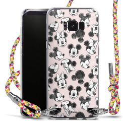 New Carry Case Transparent Stoff colourful/silber