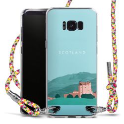 New Carry Case Transparent Stoff colourful/silber