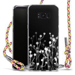 New Carry Case Transparent Stoff colourful/silber