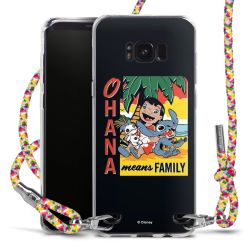 New Carry Case Transparent Stoff colourful/silber