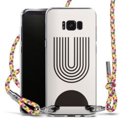 New Carry Case Transparent Stoff colourful/silber