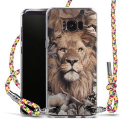 New Carry Case Transparent Stoff colourful/silber