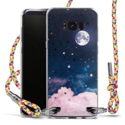 New Carry Case Transparent Stoff colourful/silber