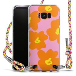 New Carry Case Transparent Stoff colourful/silber