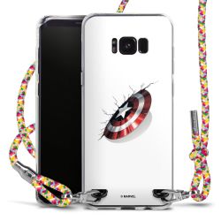 New Carry Case Transparent Stoff colourful/silber