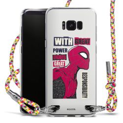 New Carry Case Transparent Stoff colourful/silber