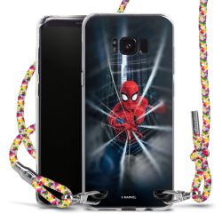 New Carry Case Transparent Stoff colourful/silber