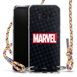 New Carry Case Transparent Stoff colourful/silber